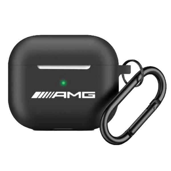 AMG AMAP2RBK AirPods Pro 2 tok fekete szilikon fehér logó