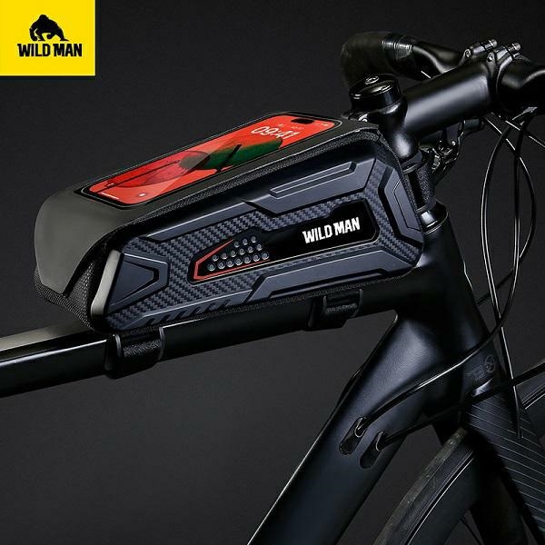 WILDMAN M90 kerékpártáska/tartó fekete vázas kerékpártáska